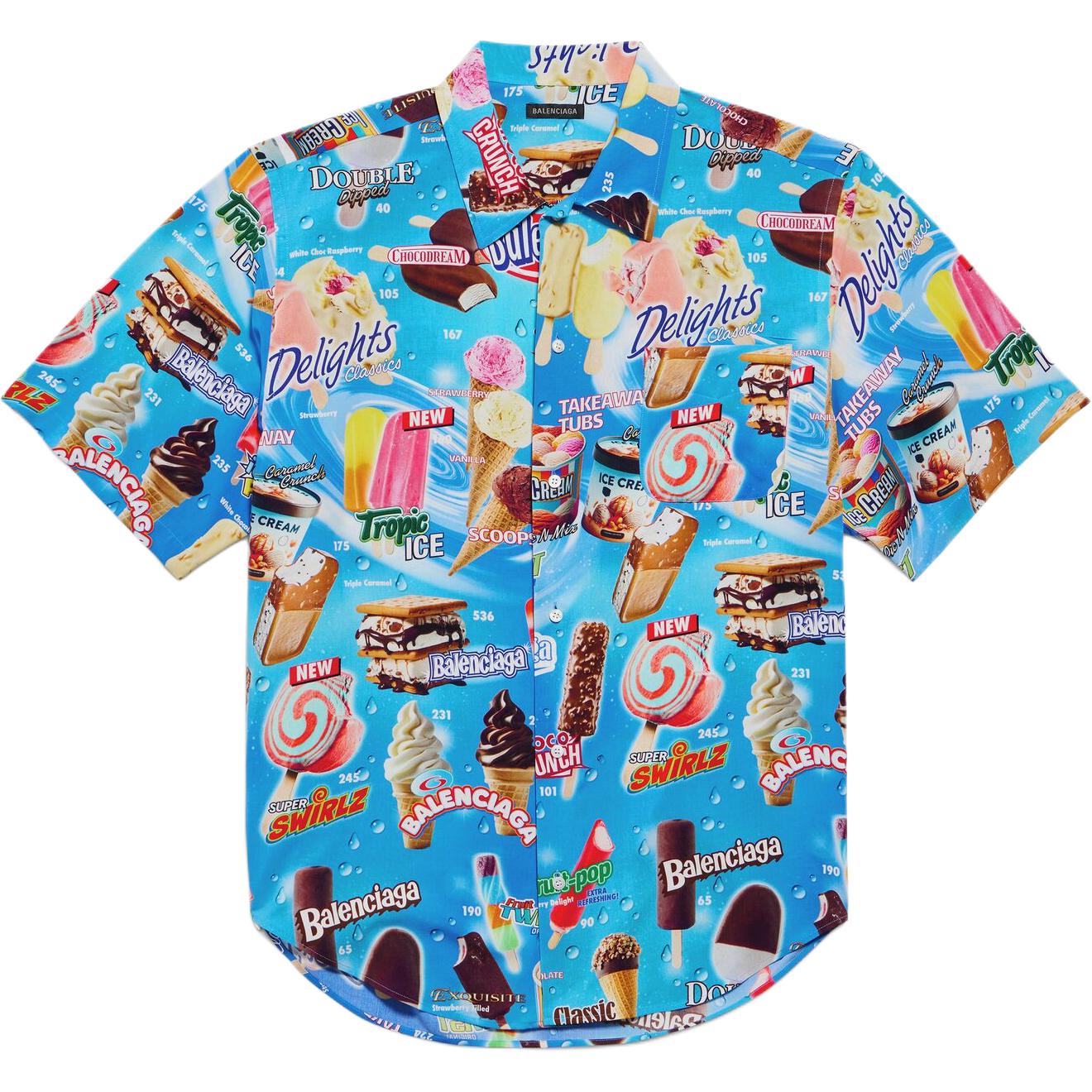 

Футболка FW25 свободного кроя для мужчин Balenciaga, синий