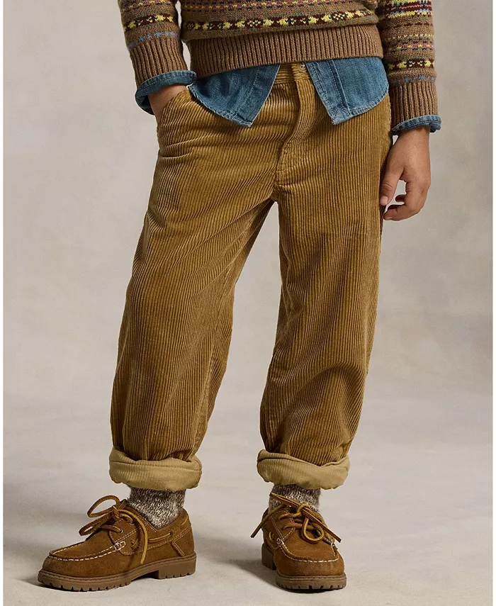 

Прямые брюки для мальчиков 2-7 лет Polo Ralph Lauren, загар/бежевый