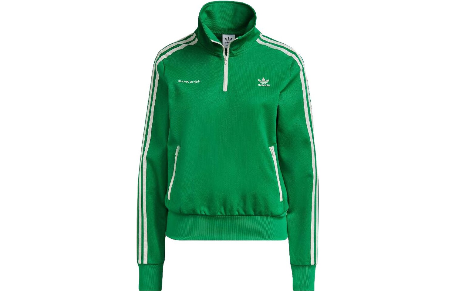 

Куртка женская зеленая от SPORTY & RICH Collaboration Adidas Originals