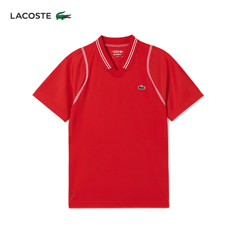 

Рубашка-поло Lacoste с короткими рукавами, красный