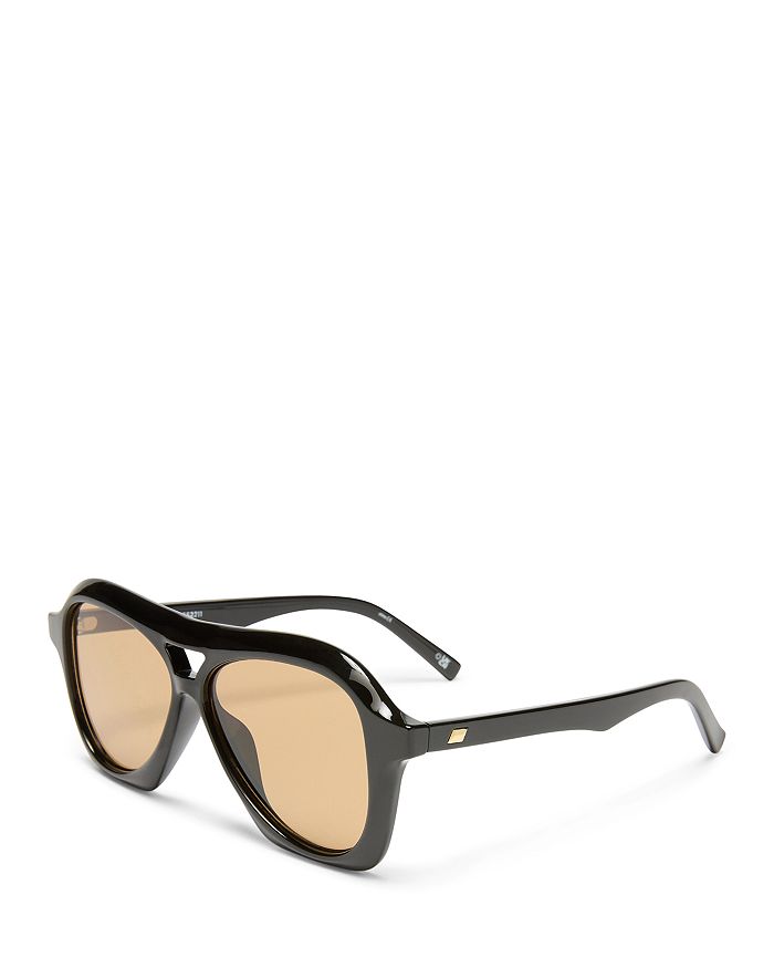 

Солнцезащитные очки Drizzle Geometric, 56 мм Le Specs, оранжевый