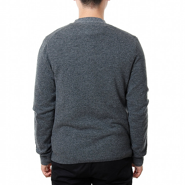 Кардиган COMME des GARCONS PLAY Kint Cardigan Gold Emblem 'Grey' AZ-N050-051-3, серый — фото 3