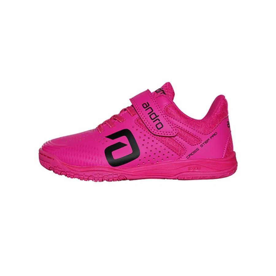 Детские кроссовки andro Cross Step Pro Jr., для настольного тенниса, Neon Pink — фото 3