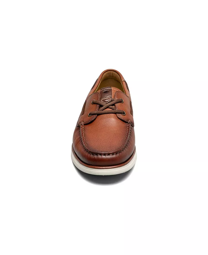 Мужские лодочные туфли Tropics Moc Toe с эластичными шнурками Florsheim, коричневый — фото 2