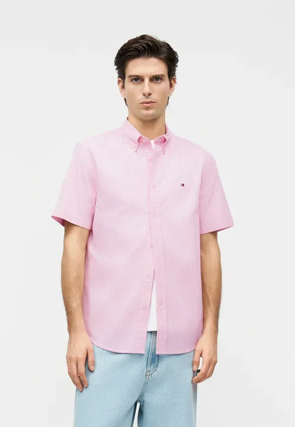Футболка Tommy Hilfiger Flex Pop Classic Shirt Core Essentials, классический розовый