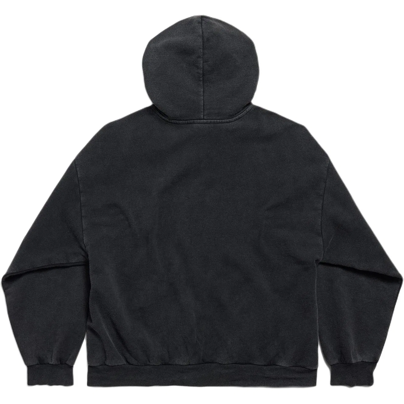 Свитшот в стиле high street Balenciaga Faded Washed Black — фото 2
