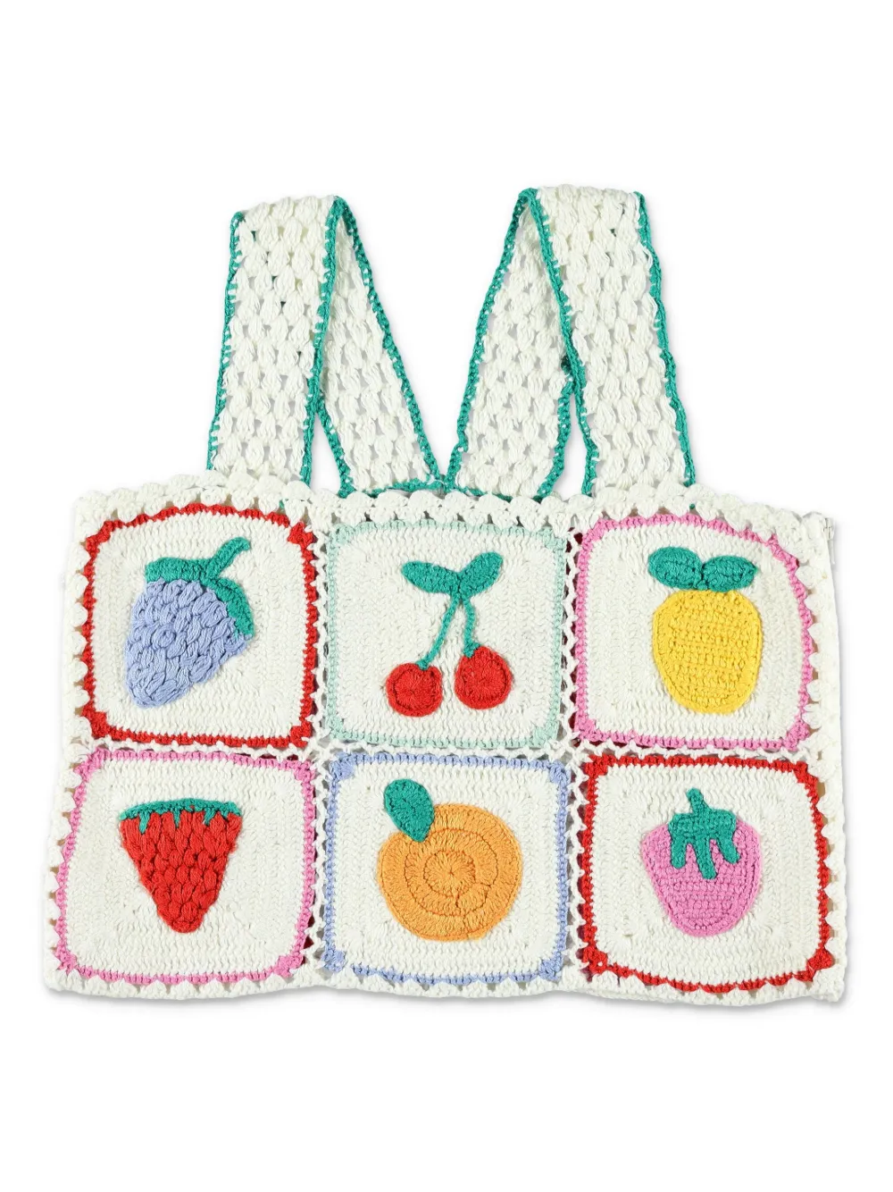 

Топ в технике кроше Stella McCartney Kids, белый