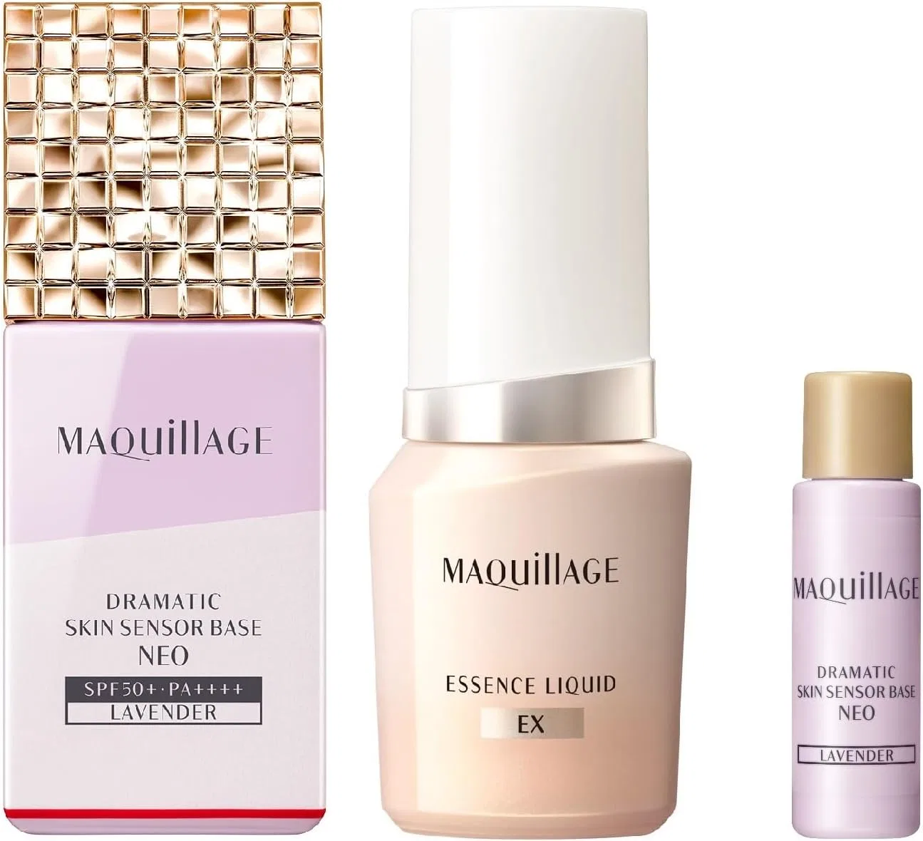 Набор для макияжа Maquillage с основой и тональным кремом, лавандовый, SPF50+