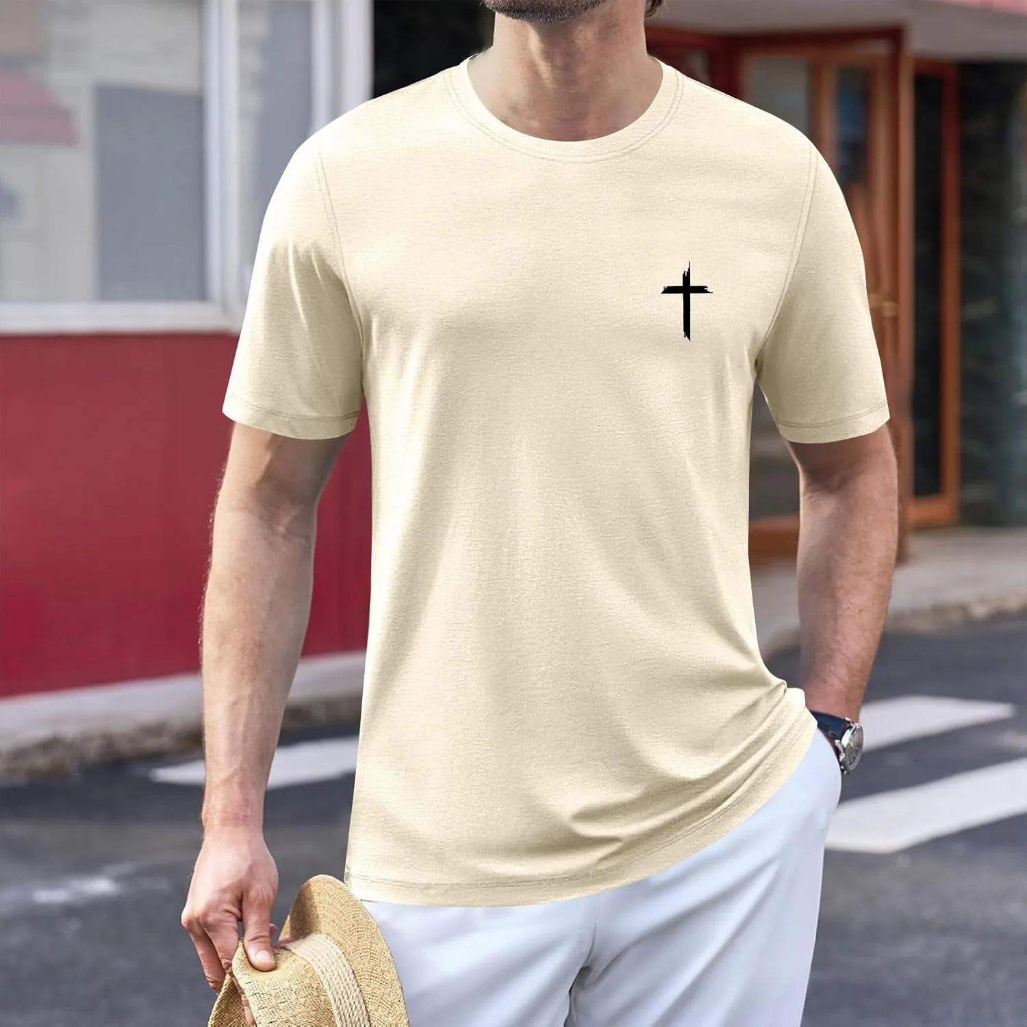 Футболка мужская Heavyweight Crew Neck Cotton — фото 2