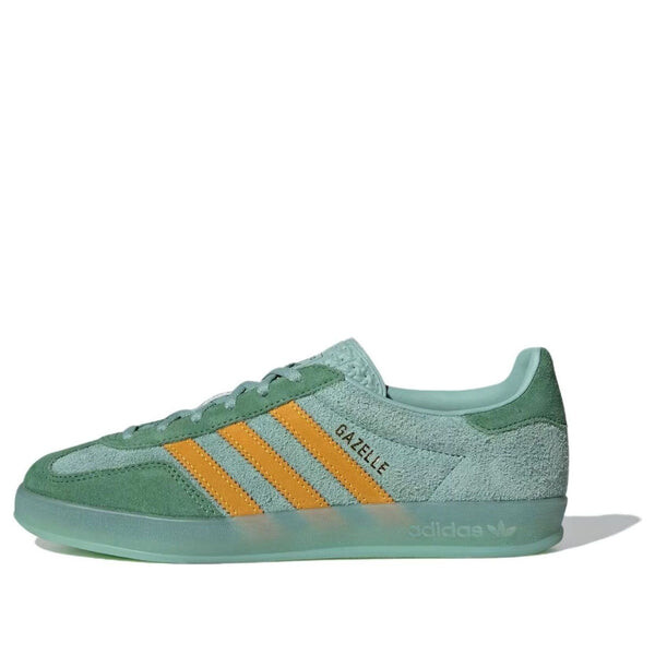 

Кроссовки газель домашняя обувь Adidas, зеленый