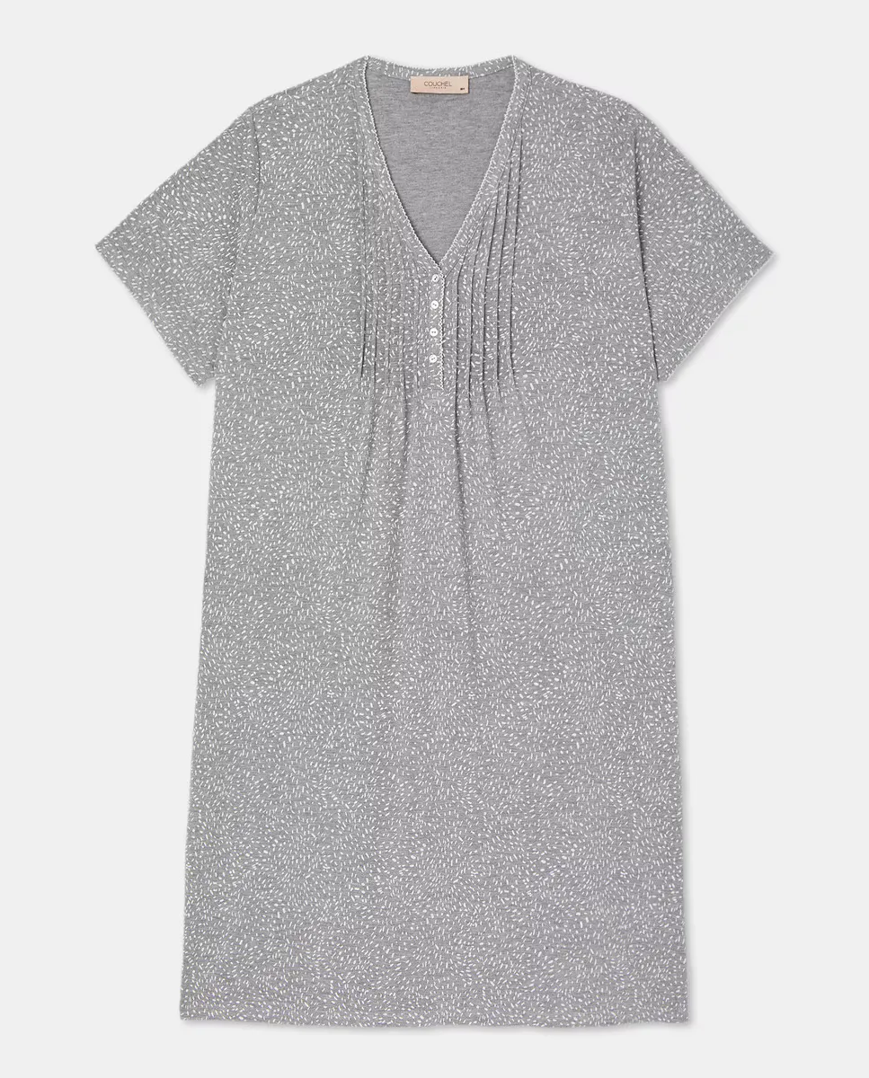 

Ночная сорочка с завязками Couchel, цвет 820 Gris medio