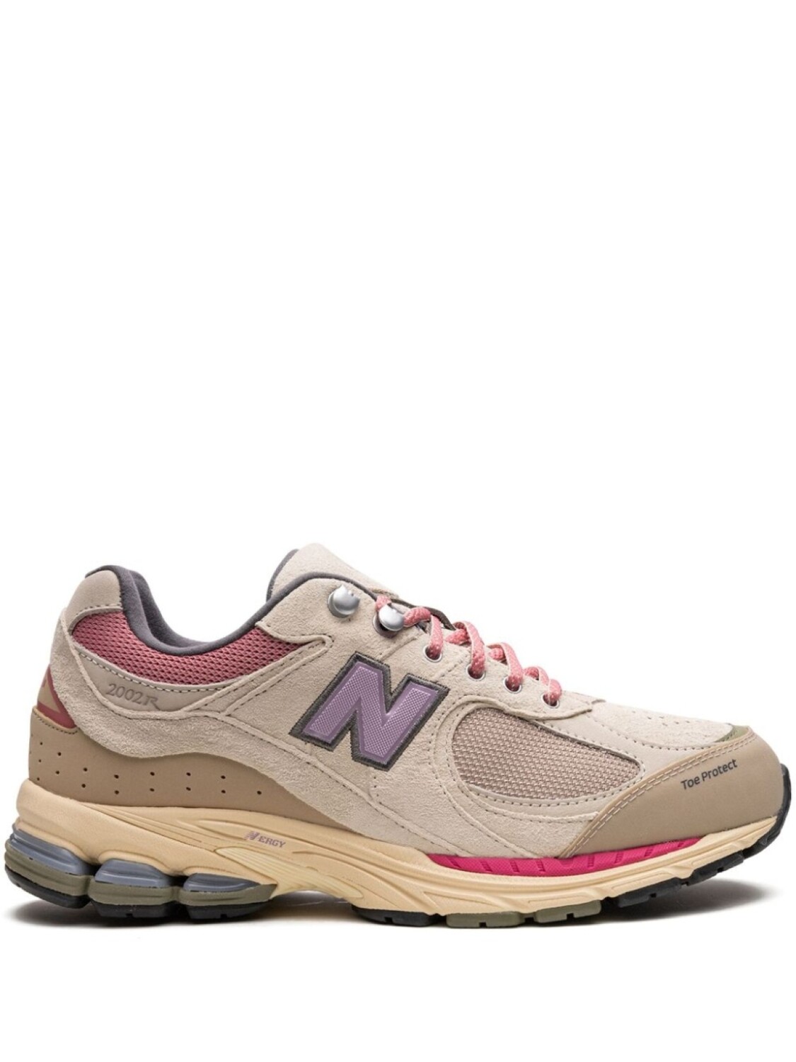 

Кроссовки New Balance 2002R, бежевый/фиолетовый