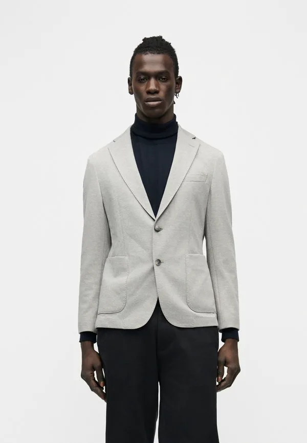 Куртка генри для межсезонья Boss, Silver-Coloured