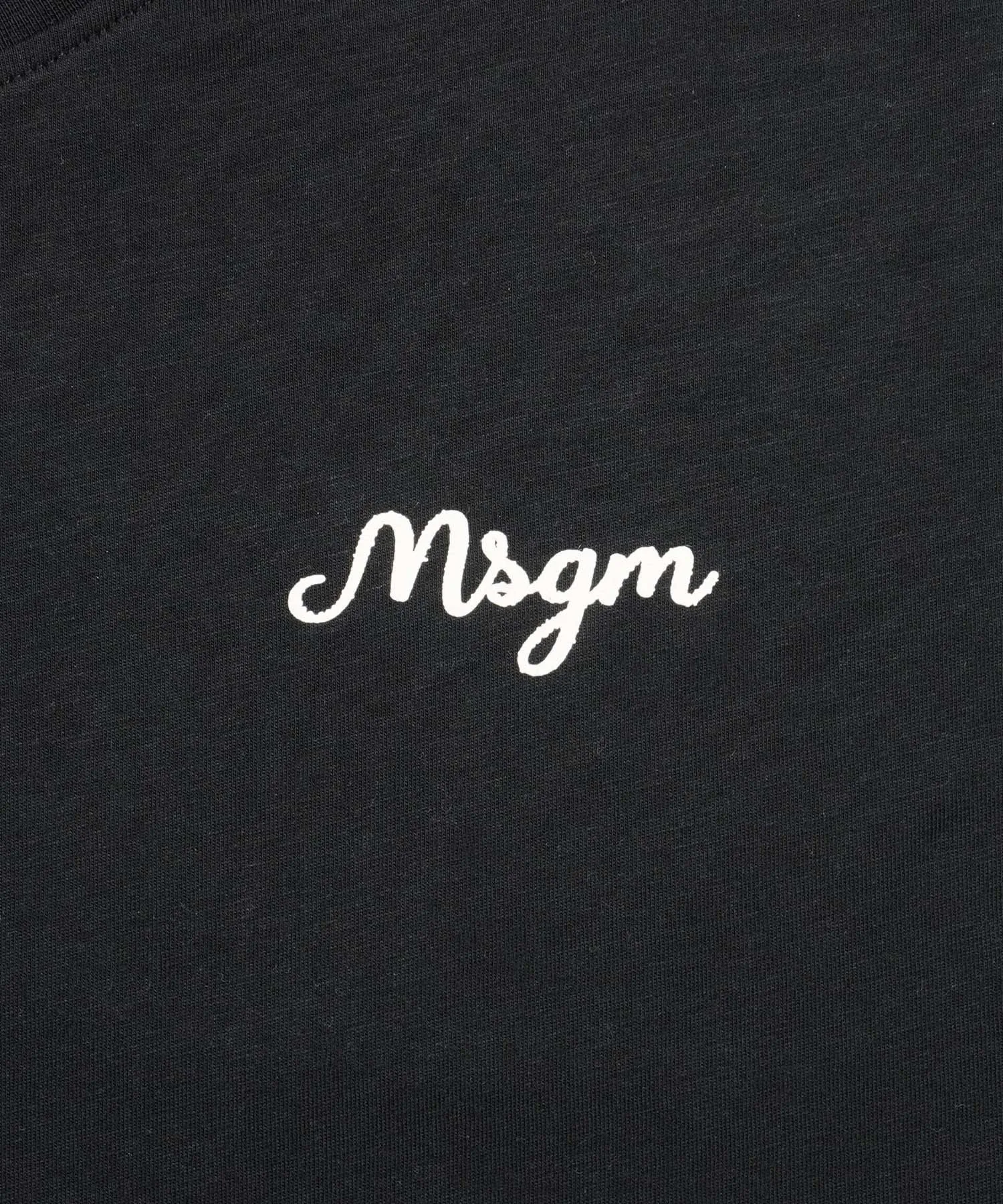 Детская футболка с многослойным дизайном MSGM MILANO чёрная — фото 3