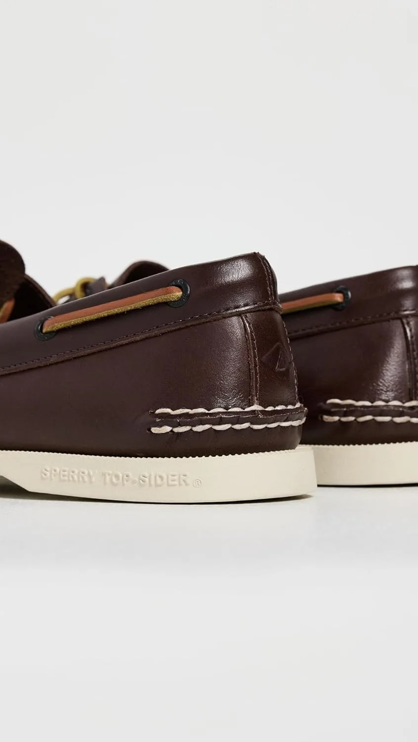 Оригинальные мужские мокасины от Sperry в комплекте с двумя роскошными туфлями, темно-коричневый — фото 3