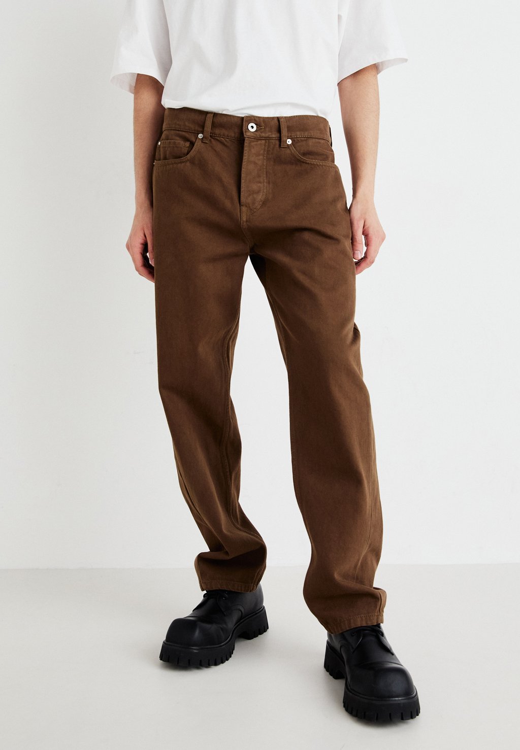 

Джинсы прямого кроя BARREL Pepe Jeans, коричневый