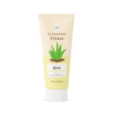 

Orjena Smile Day Aloe Cleansing Foam For Face Korean Skincare Deep Perfect Cleansing