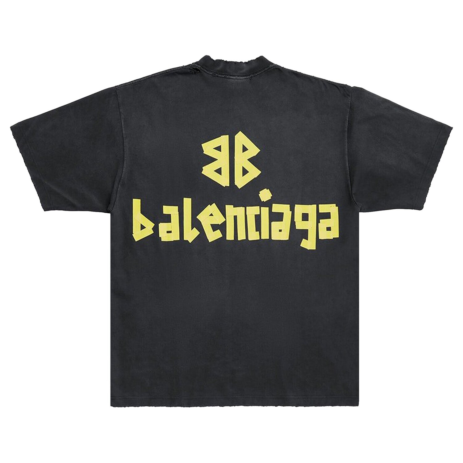 

Balenciaga Футболка среднего кроя Tape Type, черная