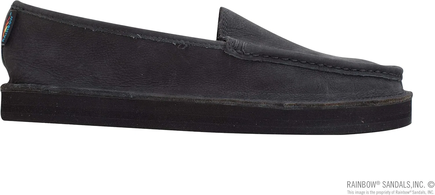 Лоферы из натуральной кожи Rainbow Premier Black Rainbow Sandals — фото 4