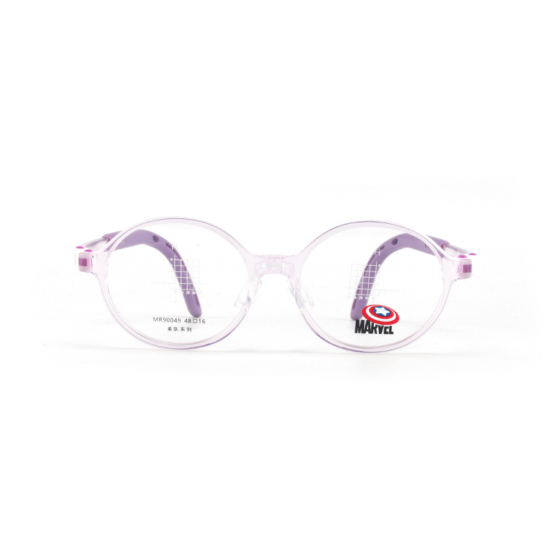 

MARVEL Круглая оправа для очков детская, Transparent Purple C071