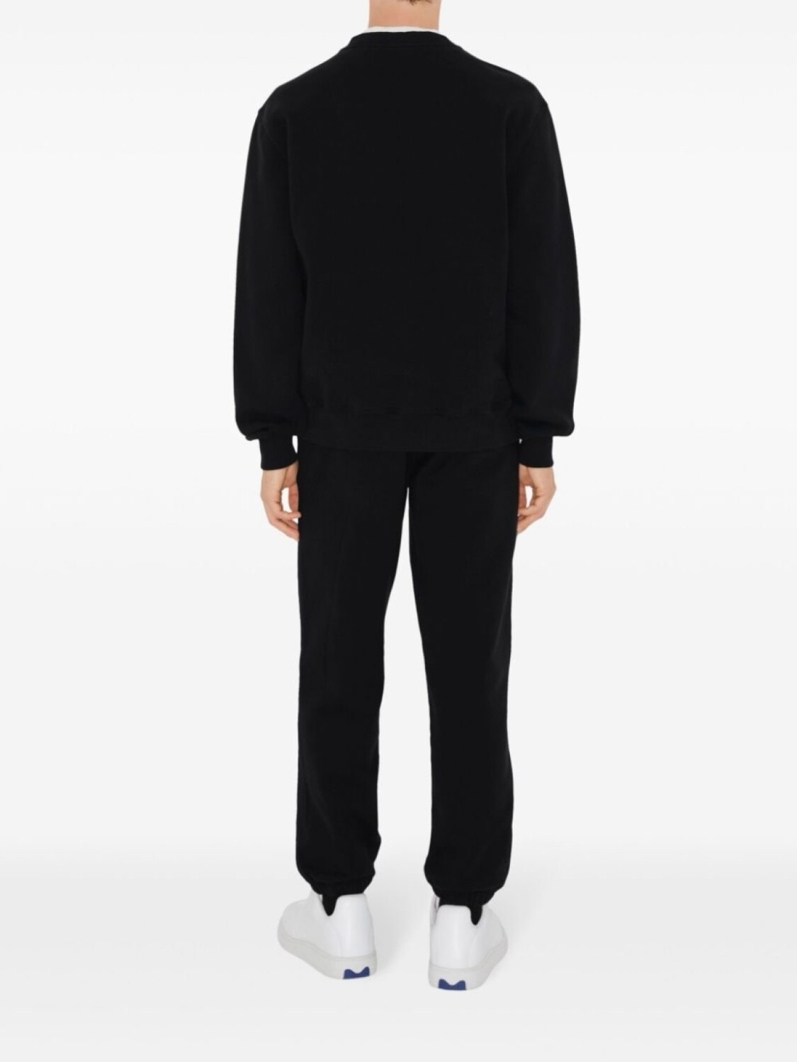 Burberry Спортивные брюки Equestrian Knight из хлопка, Черный — фото 4