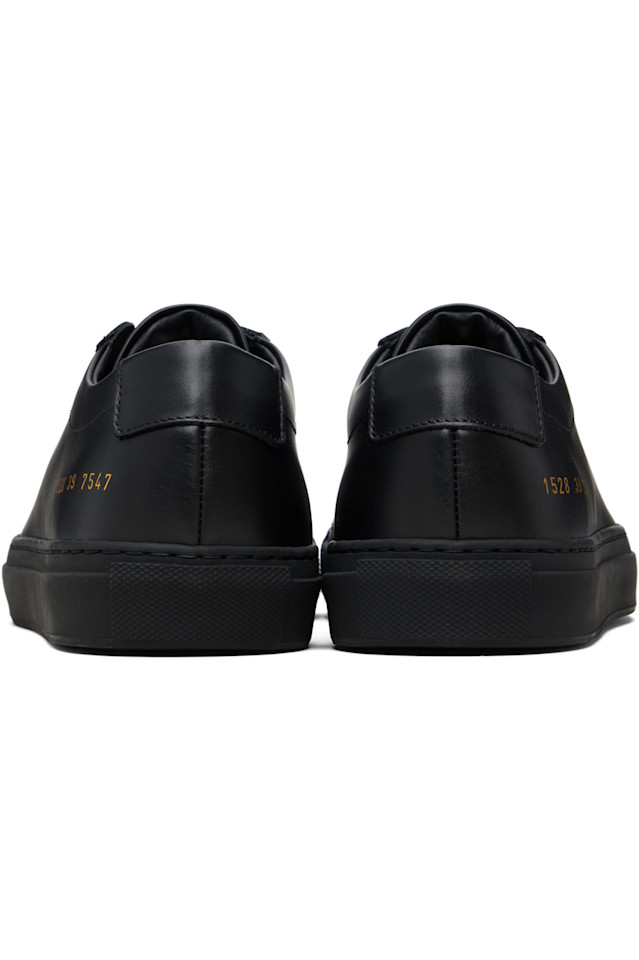 Оригинальные низкие кроссовки Achilles Common Projects, черный — фото 2