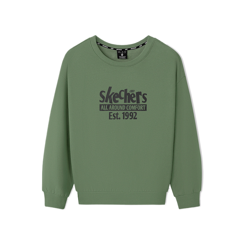 

Спортивный свитшот Unisex Skechers, коричневый зеленый