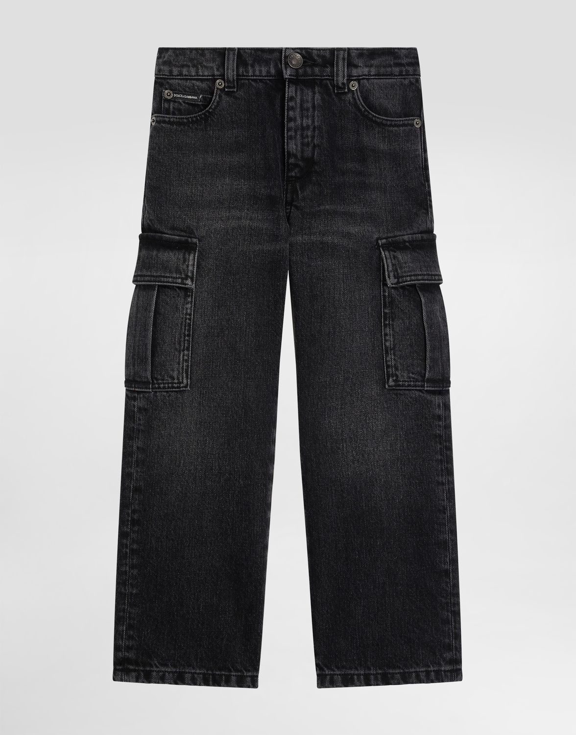 

Джинсовые карго-брюки Dolce&Gabbana, мультиколор