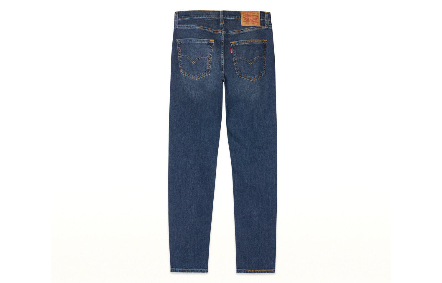 Levis Мужские джинсы, размер Medium, синие, средней посадки, зауженный крой — фото 3