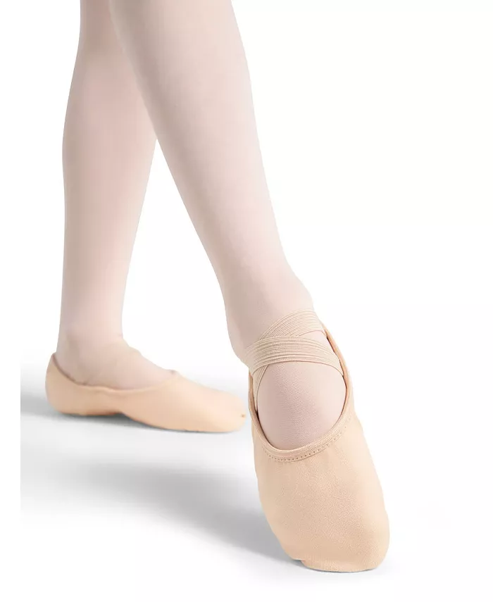 Детские балетки Hanami из узкого холста Capezio, розовый — фото 4