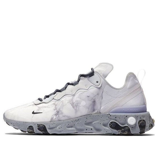 

Кроссовки kendrick lamar x react element 55 'pure platinum' Nike, мультиколор