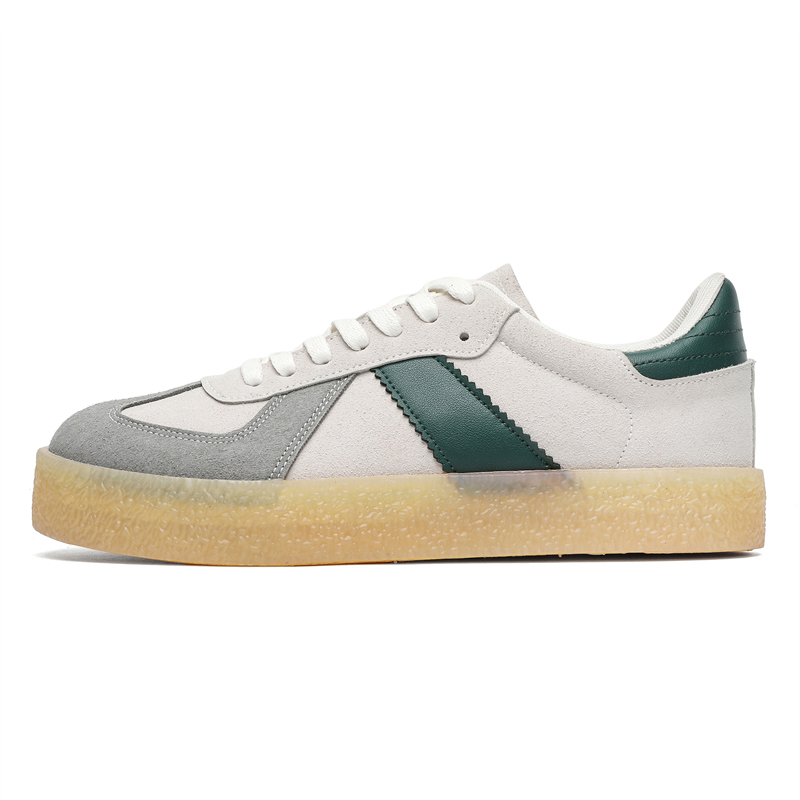 

Gai Renpu Скользоустойчивые легкие дышащие мужские лоу-топы для скейтбординга серые, цвет Gray