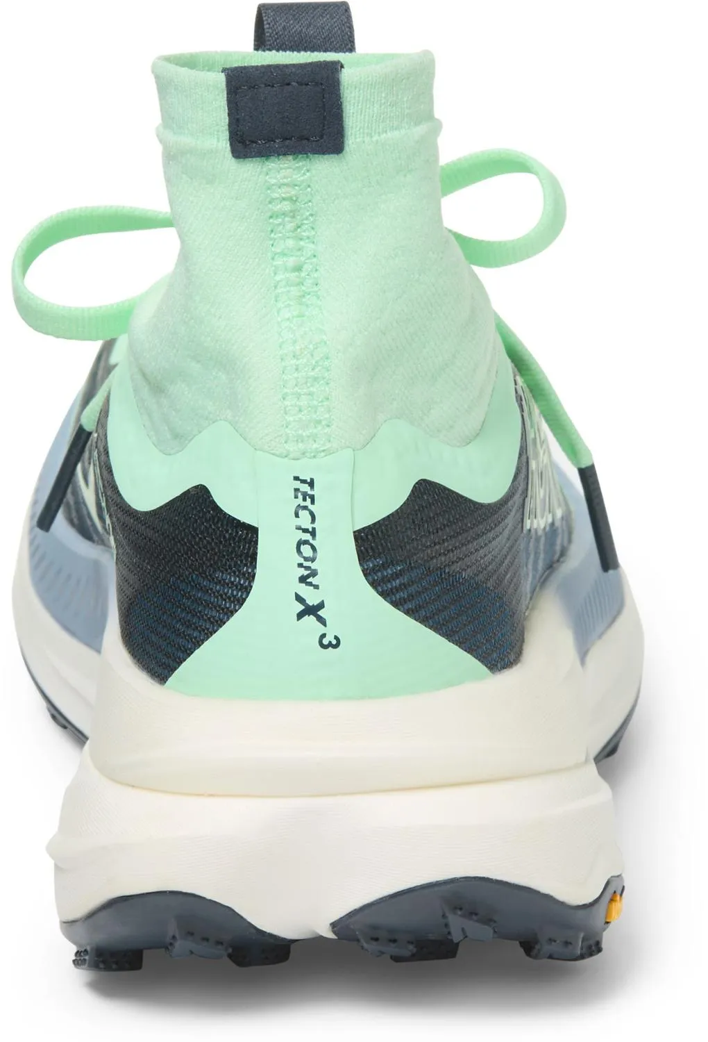 Женские кроссовки Tecton X 3 для трейлраннинга HOKA, Mint Fluorite/Varsity Navy — фото 4