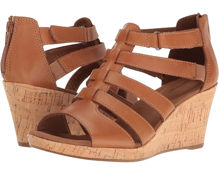 

Туфли Rockport Briah Gladiator, цвет Dark Tan Leather