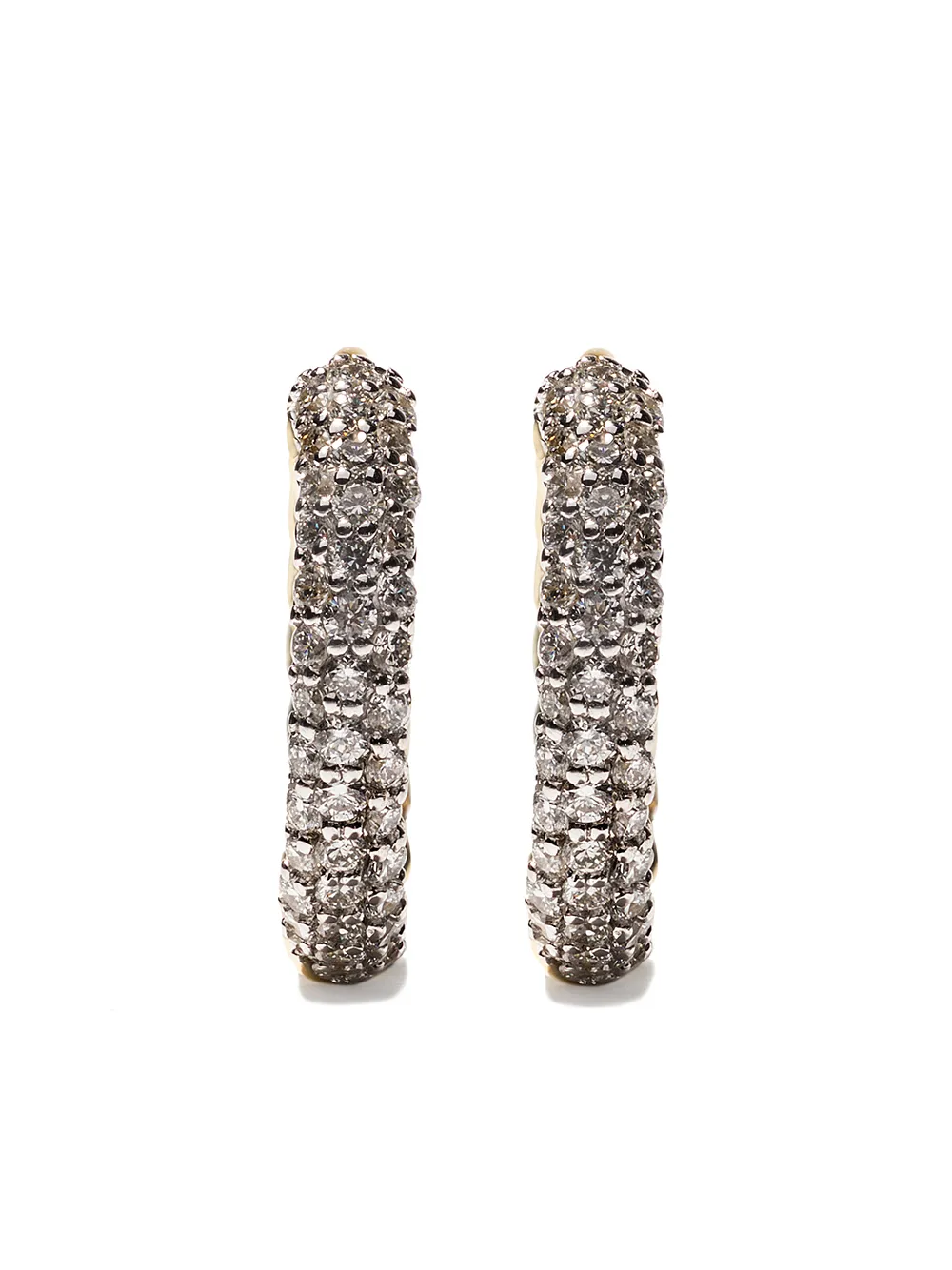 

Серьги-хагги Petite Pav из желтого золота с бриллиантами (14 мм) David Yurman, золотой