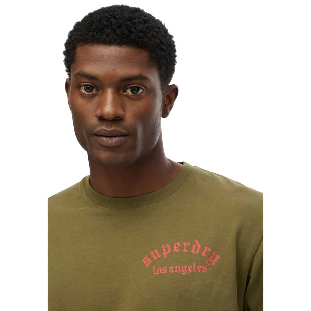 Футболка с коротким рукавом Superdry Neo Trad Tattoo Loose Fit, зеленый — фото 2