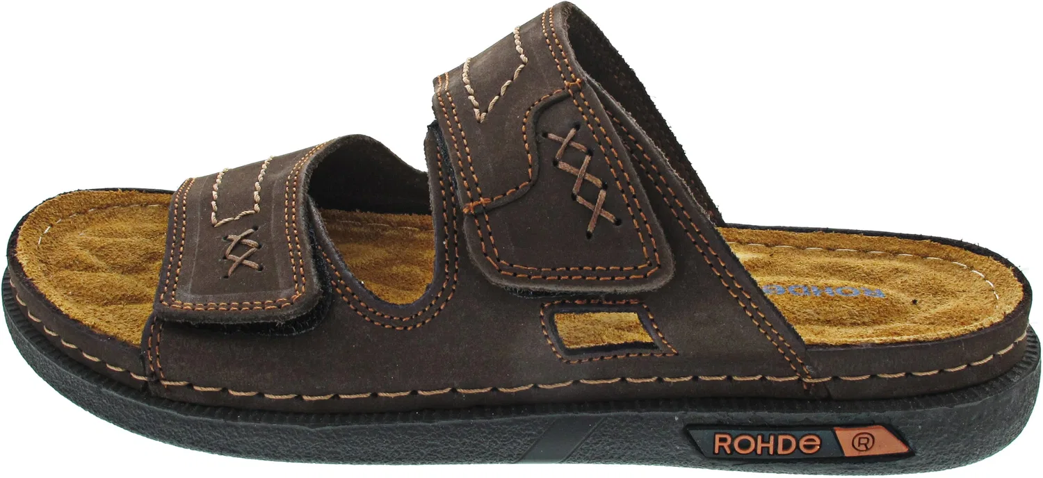 Тапочки мужские с кожаной стелькой ROHDE