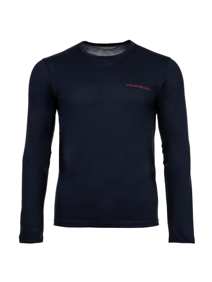 

Рубашка с длинными рукавами, 1 шт., синего цвета Emporio Armani