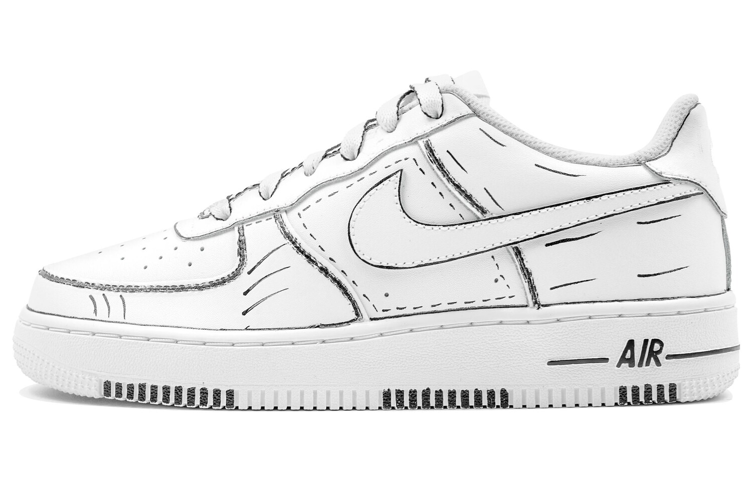 

Обувь для скейтбординга Nike Air Force 1 унисекс, White