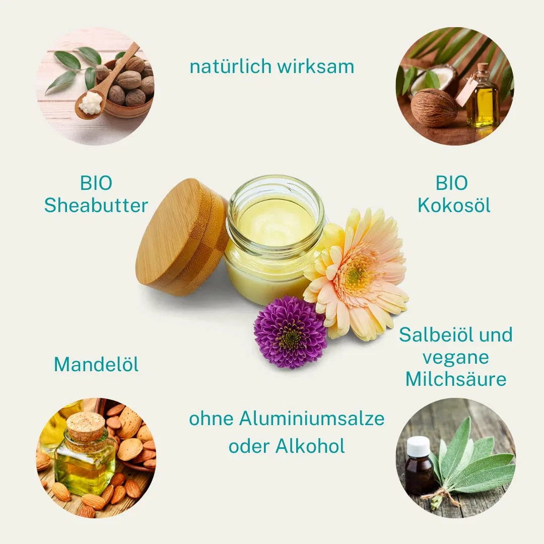 Натуральный дезодорант-крем без соды и алюминия от Auszeit Manufaktur Kleine Auszeit — фото 4