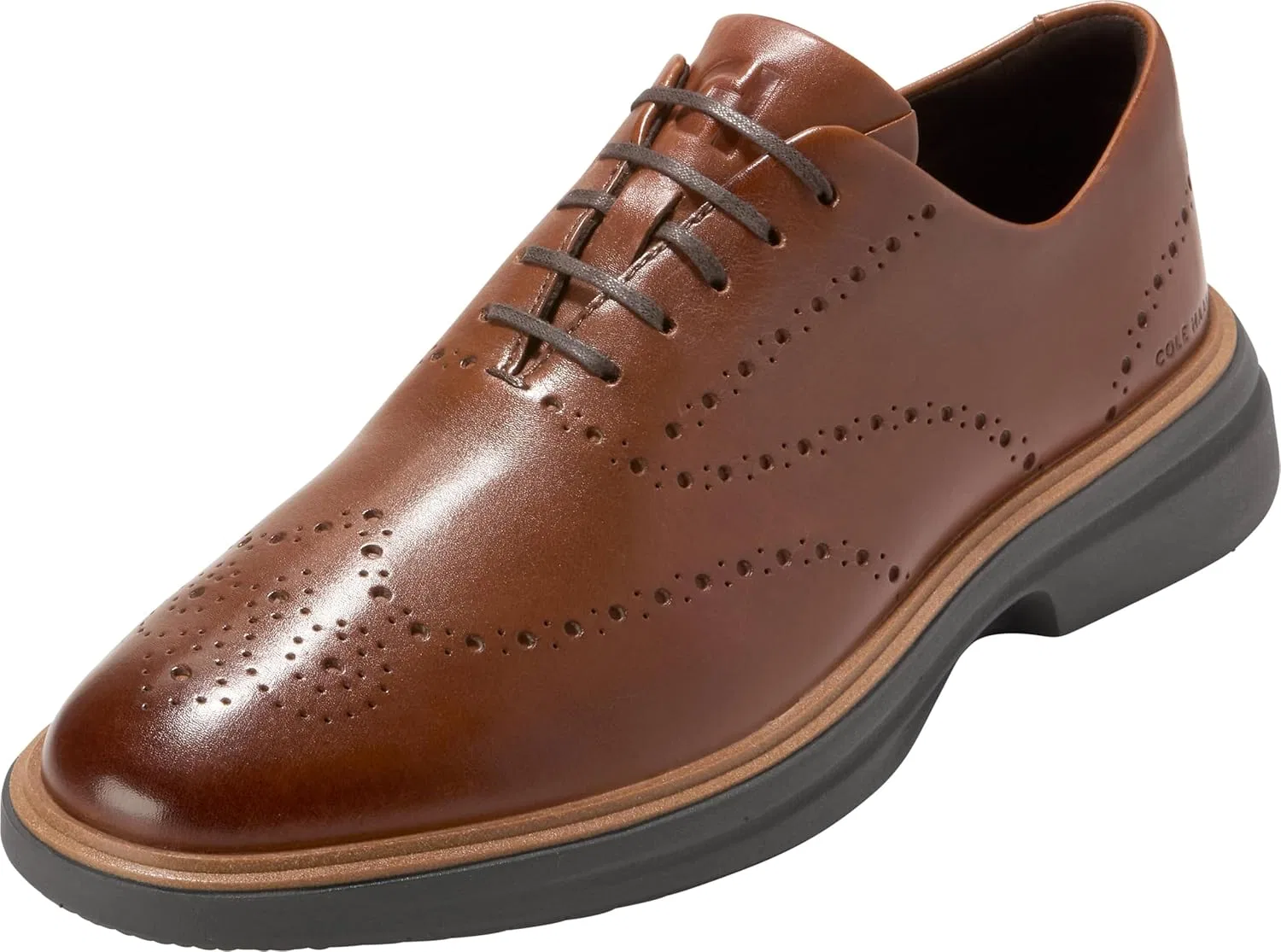 Мужские туфли Cole Haan Original Grand Cityspectre Wingtip Oxford, Brtsh Tan Natural