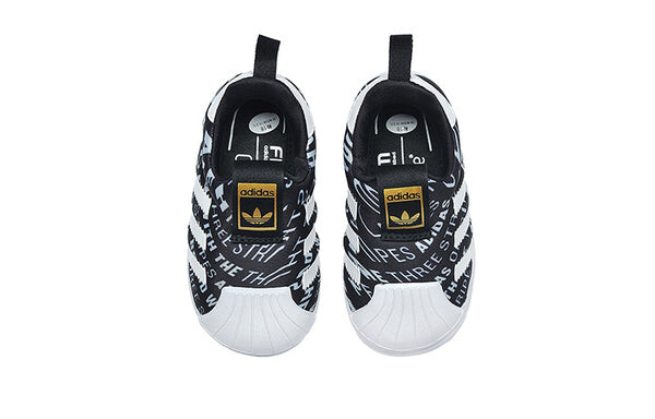 Кроссовки оригиналы суперзвезда 360 Adidas, черный — фото 3