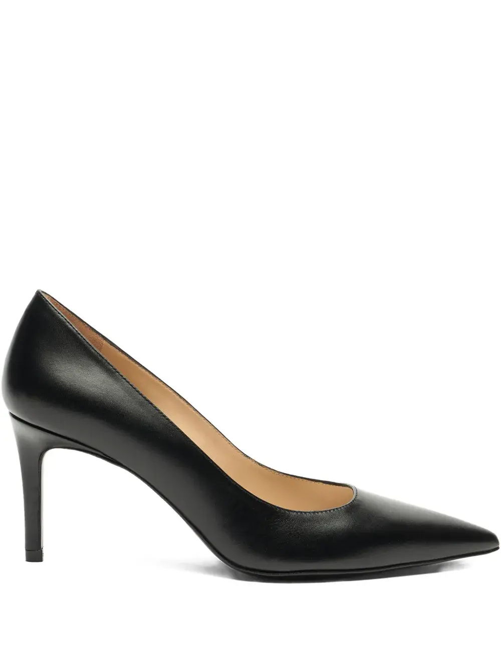 Туфли Stuart Power 75 на шпильке Stuart Weitzman, черный