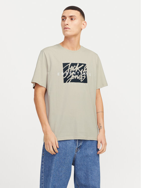 

Футболка стандартного кроя Colton 12268439 Jack&Jones, бежевый