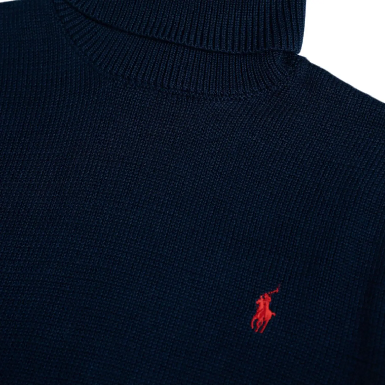 Polo Ralph Lauren Вязаный свитер мужской морской синий — фото 4