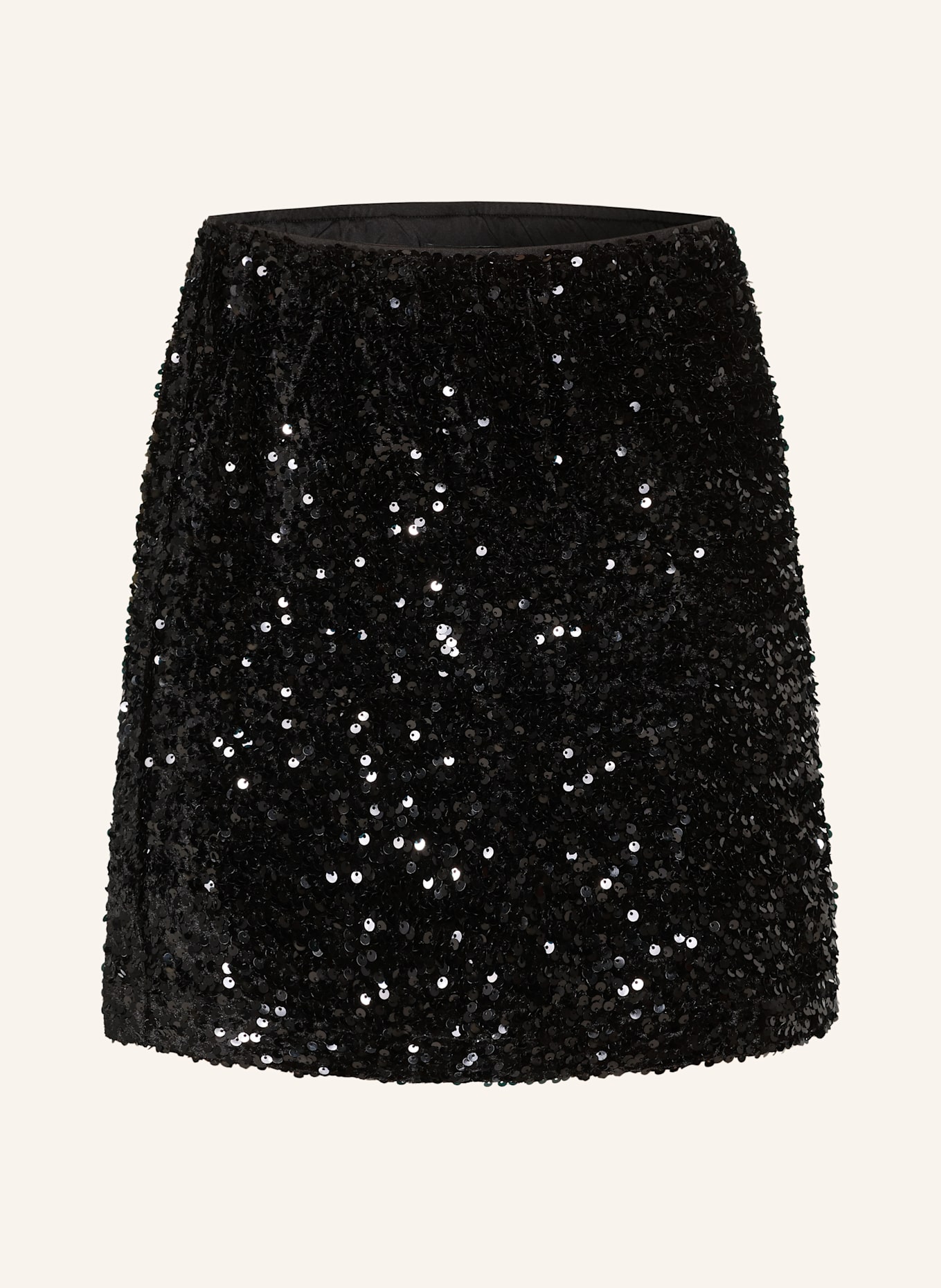 

Юбка с пайетками Gina Tricot, черный
