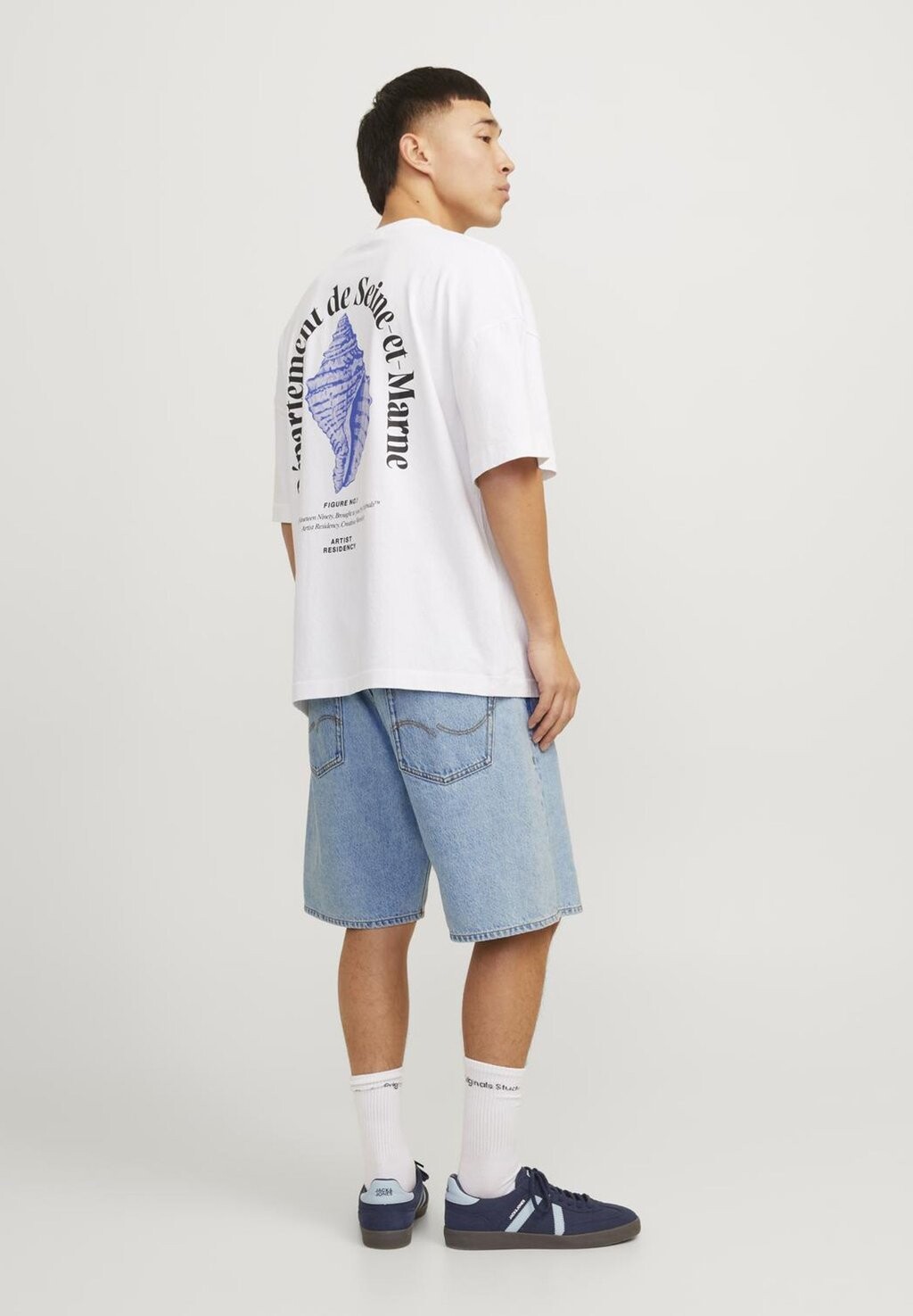 

Джинсовые шорты Itony Original Jack & Jones, синий деним