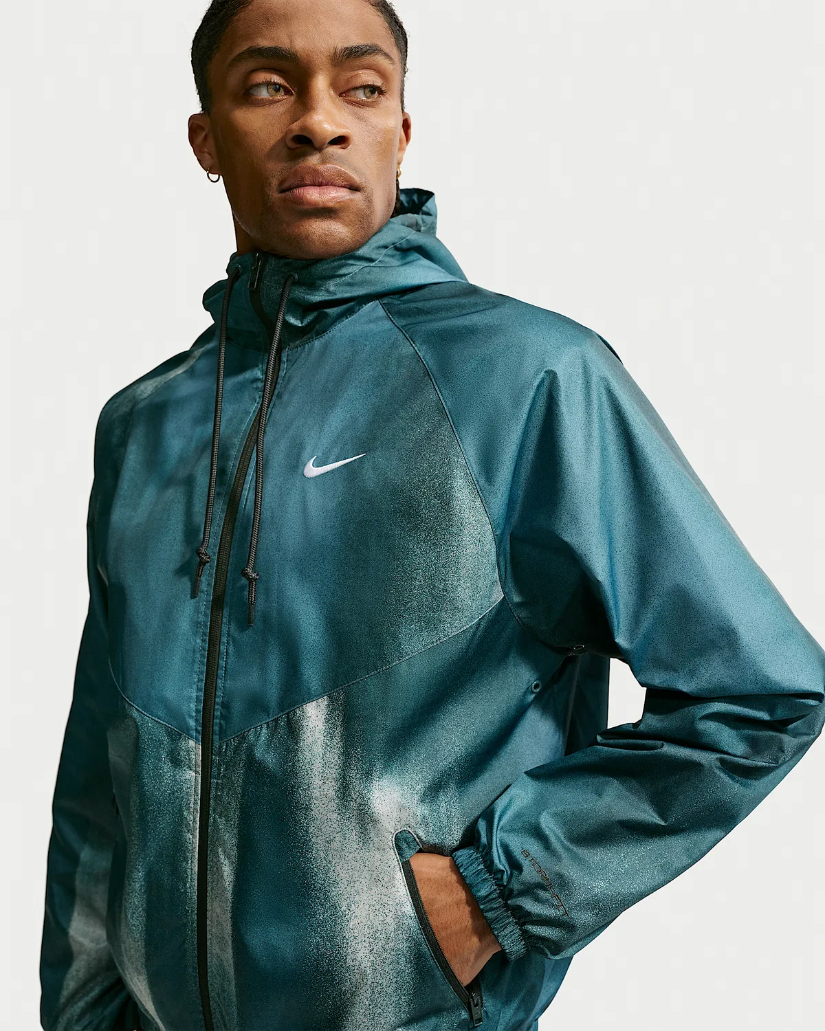 Мужская утепленная куртка Nike Windrunner "Sunset", Mineral Slate/White — фото 3