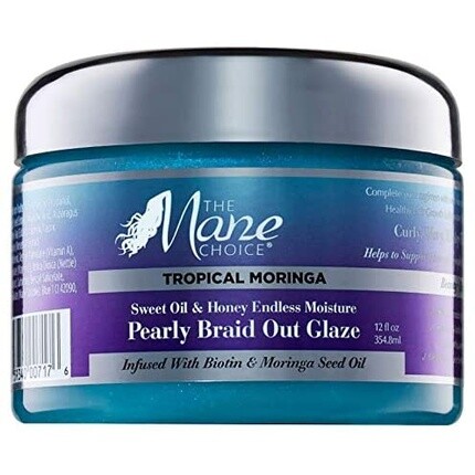 

Тропическая глазурь Moringa Pearly Braid Out Glaze 12 унций The Mane Choice