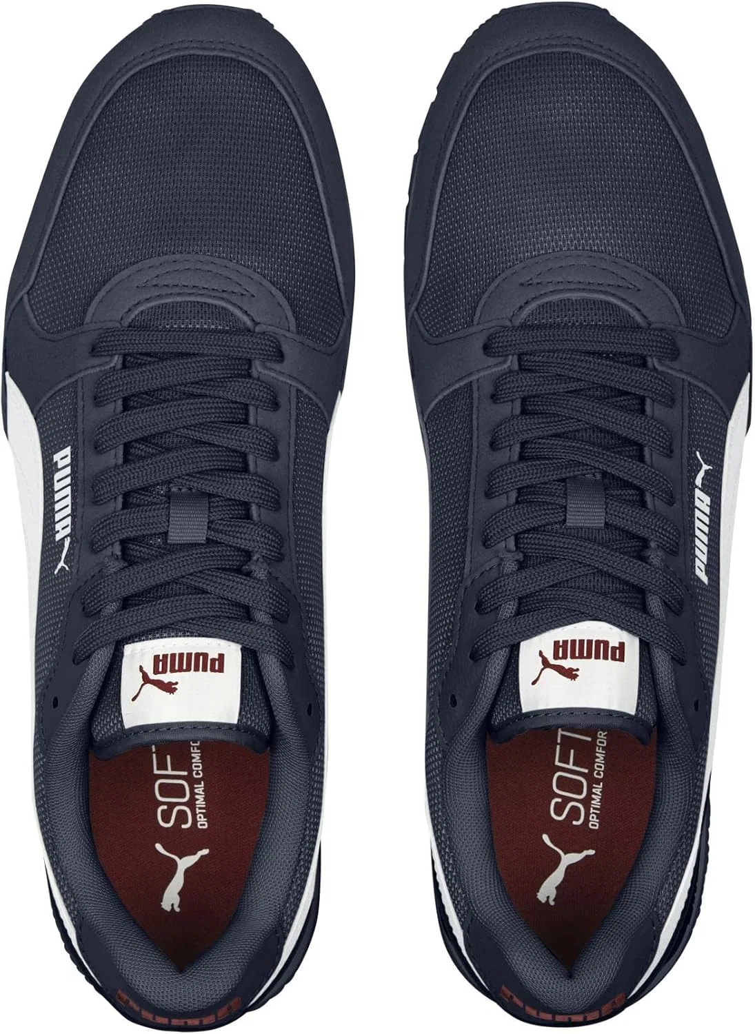 Мужские кроссовки St Runner V3 с сеткой PUMA, Platinum Grey Puma White Parisian Night — фото 3